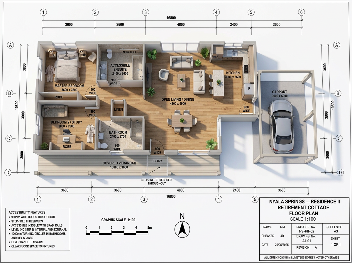 Retirement floor plan