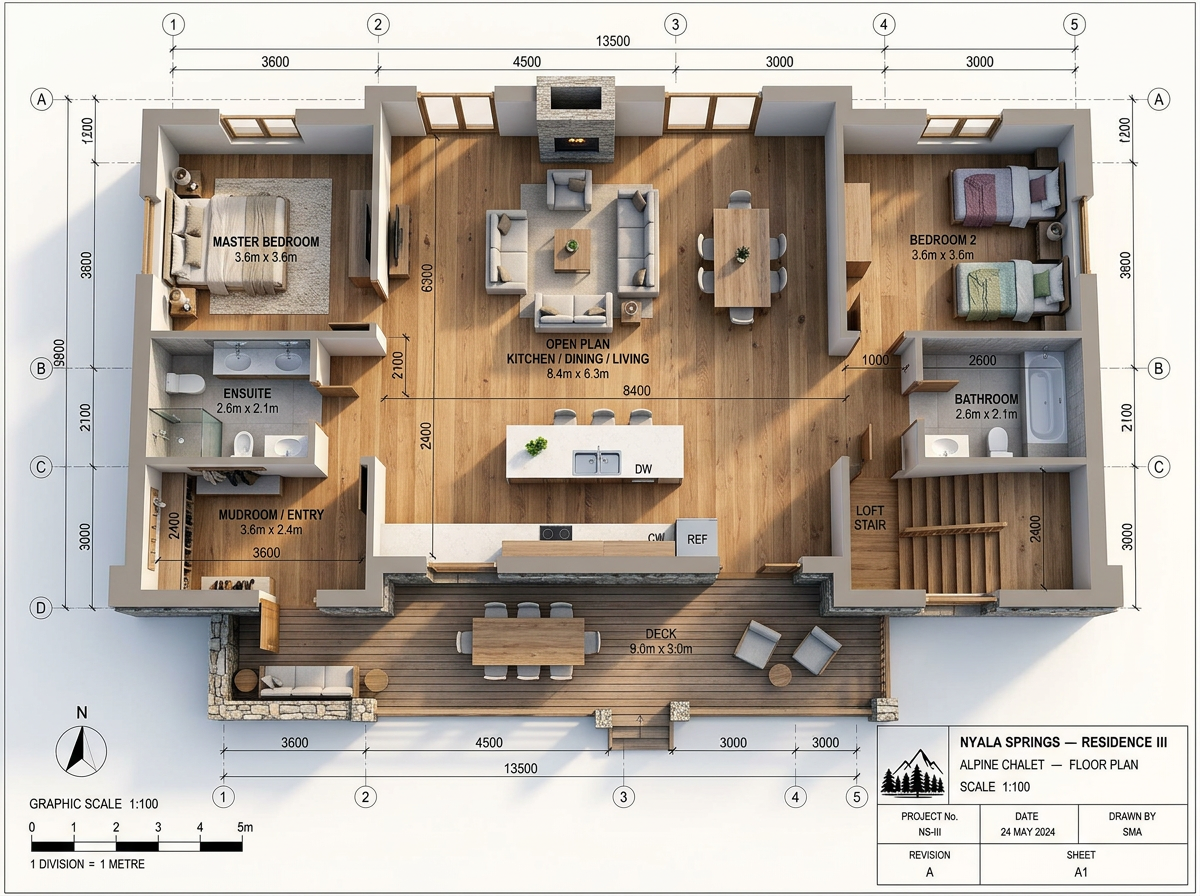Chalet floor plan